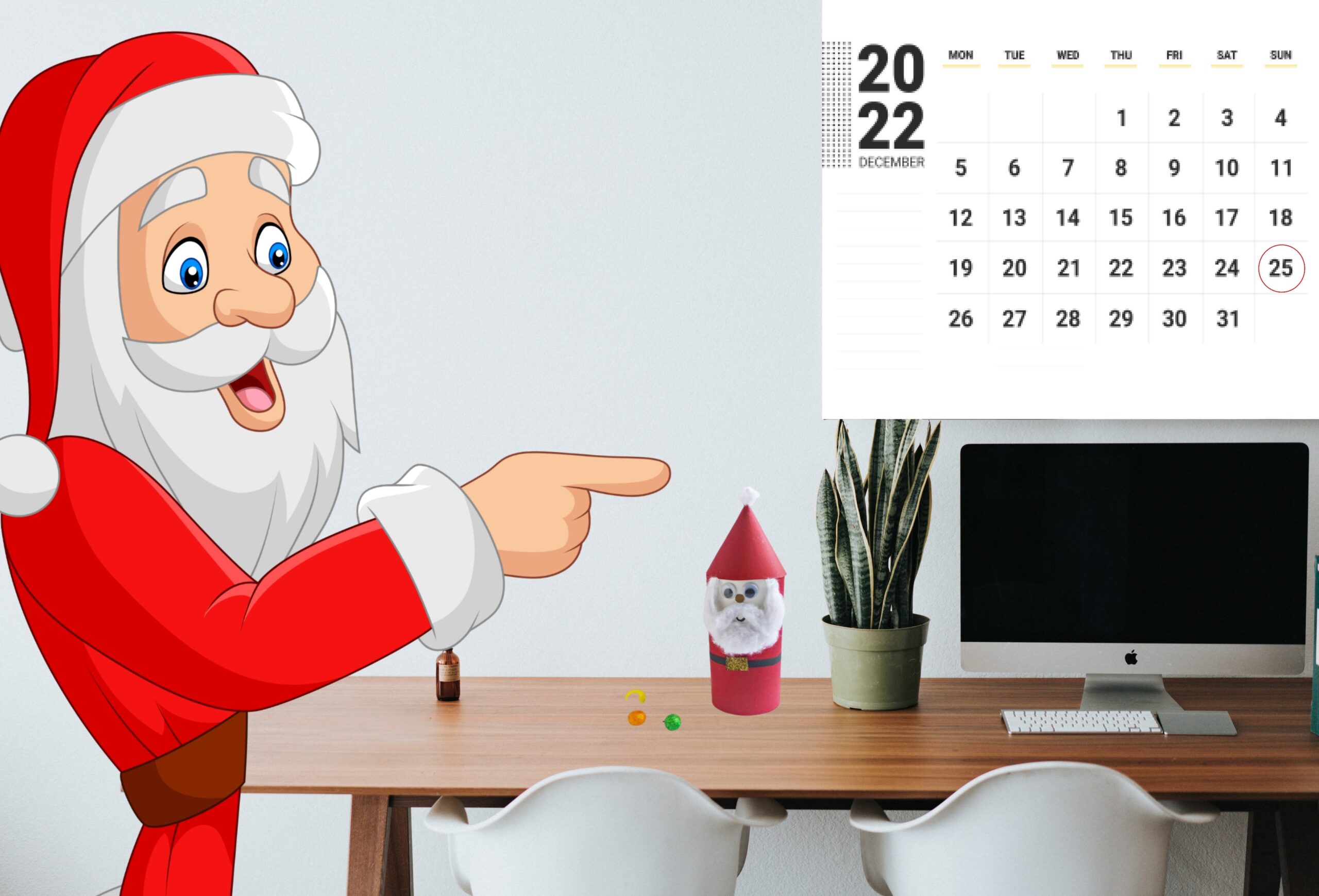 Paper Santa, Coz Christmas is incomplete without Santa